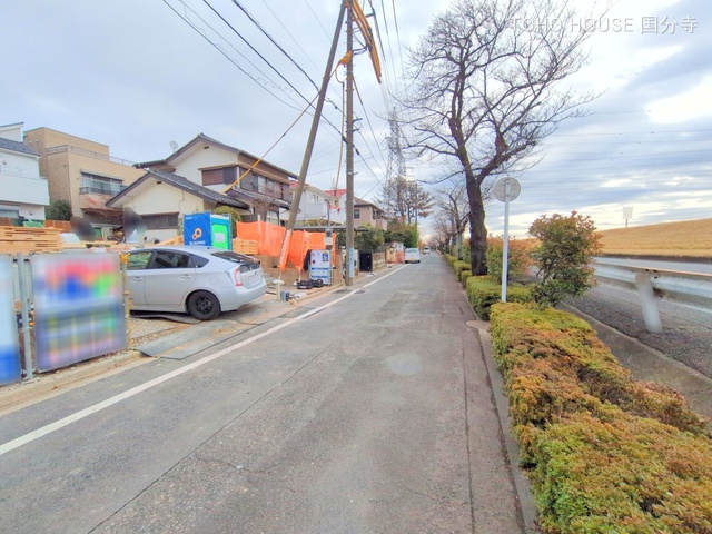 東京都府中市小柳町５丁目の新築戸建て上棟写真 2025年12月18日撮影