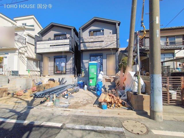 東京都府中市小柳町5丁目の新築戸建て外構写真 2026年2月18日撮影