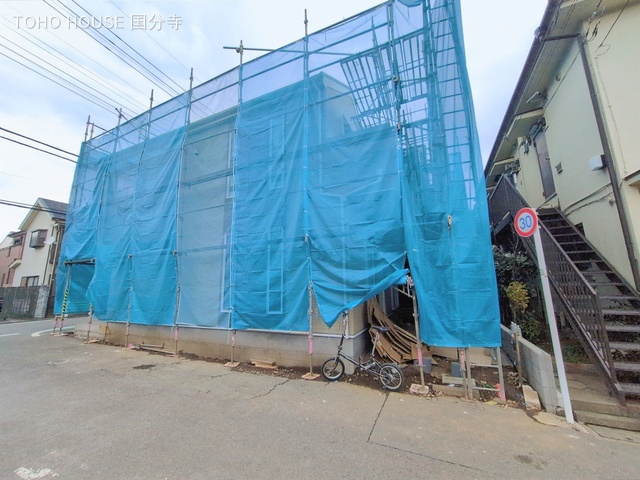 東京都国分寺市西町１丁目の新築戸建てシート写真 2026年2月11日撮影