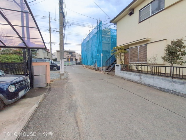 東京都国分寺市西町１丁目の新築戸建てシート写真 2026年2月11日撮影