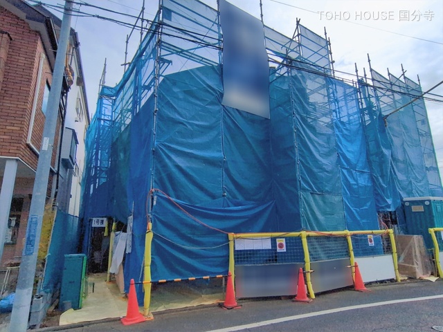 東京都小金井市貫井南町５丁目の新築戸建て上棟写真 2026年2月19日撮影