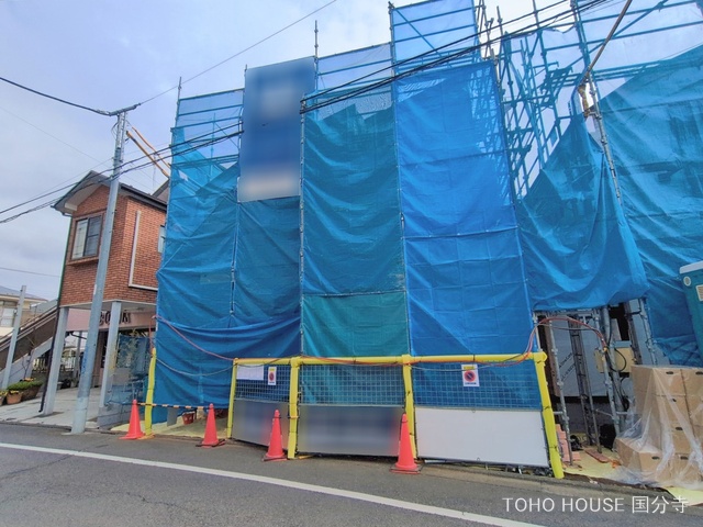 東京都小金井市貫井南町５丁目の新築戸建て上棟写真 2026年2月19日撮影