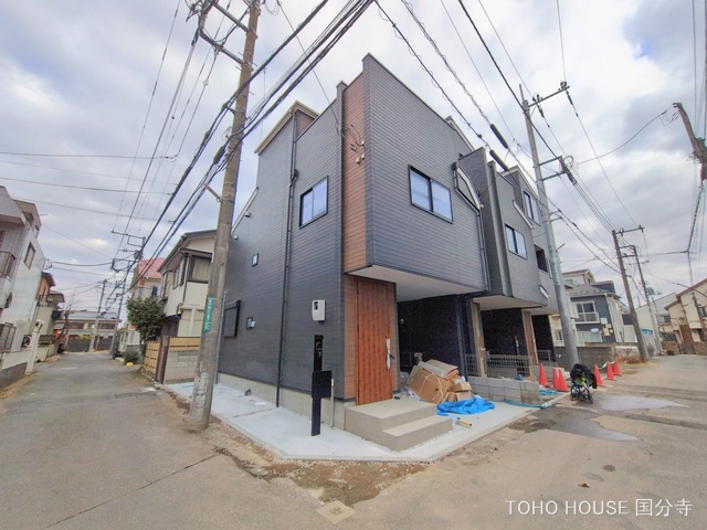 東京都国分寺市東戸倉２丁目の新築戸建て外構写真 2026年2月19日撮影