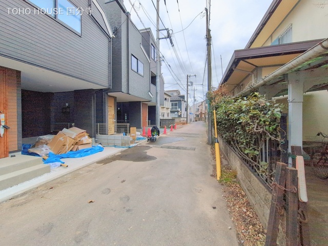 東京都国分寺市東戸倉２丁目の新築戸建て外構写真 2026年2月19日撮影