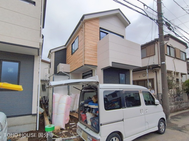 東京都小金井市緑町3丁目の新築戸建て外構写真 2026年2月25日撮影