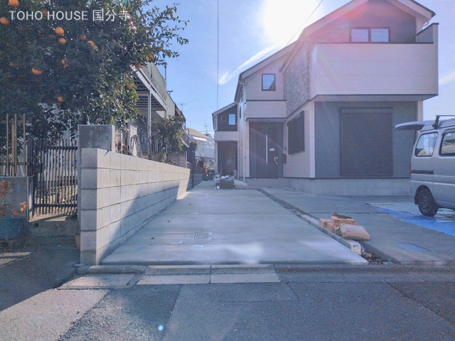 東京都府中市西府町３丁目の新築戸建て外構写真 2026年2月26日撮影