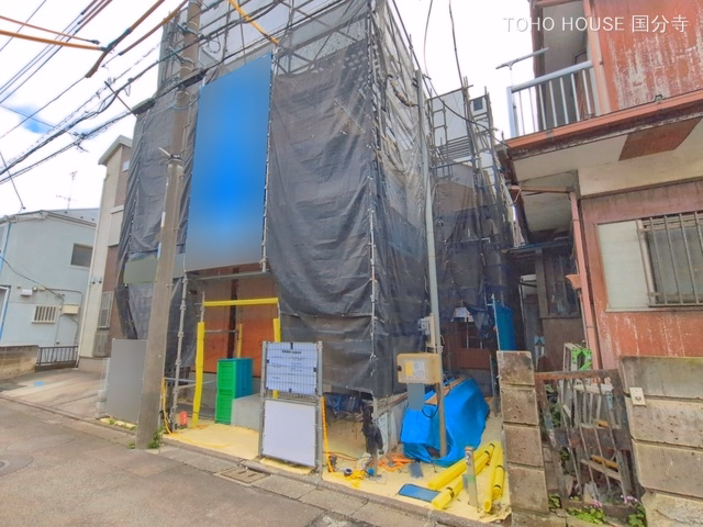東京都府中市新町2丁目の新築戸建て上棟写真 2026年6月7日撮影