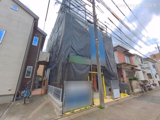 東京都府中市新町2丁目の新築戸建て上棟写真 2026年6月7日撮影