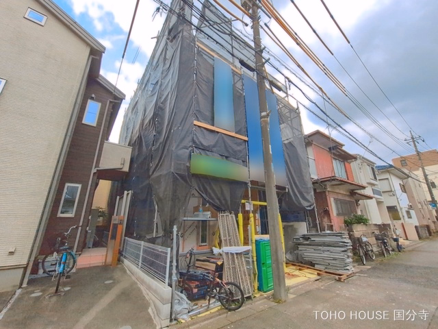 東京都府中市新町2丁目の新築戸建てシート写真 2026年6月28日撮影