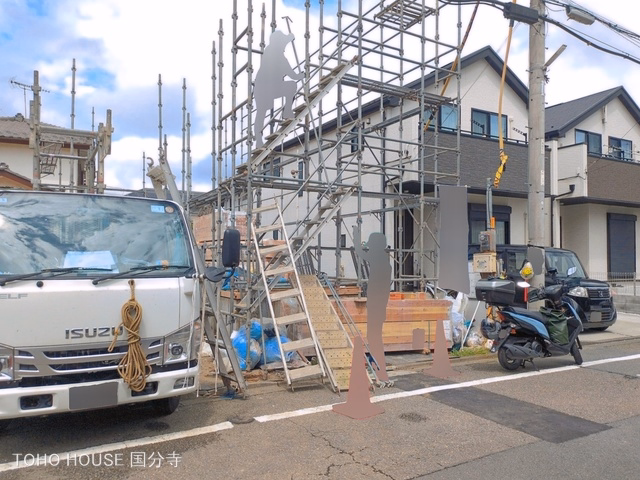 東京都府中市四谷3丁目の新築戸建て基礎写真 2026年6月28日撮影