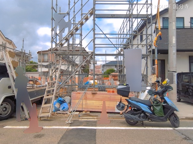 東京都府中市四谷3丁目の新築戸建て基礎写真 2026年6月28日撮影