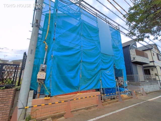 東京都府中市押立町5丁目の新築戸建てシート写真 2026年7月6日撮影