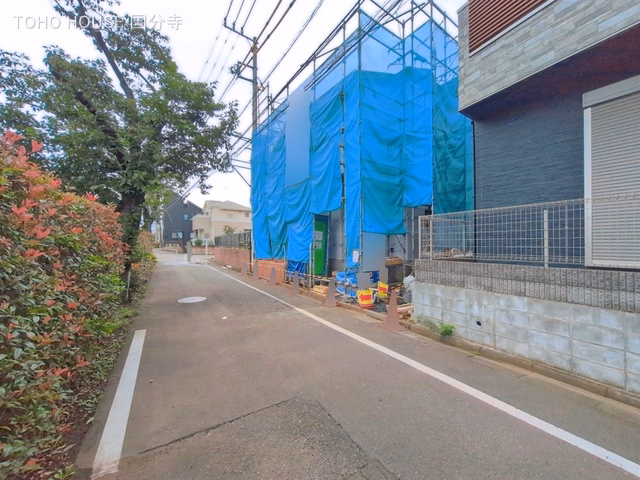 東京都府中市押立町5丁目の新築戸建てシート写真 2026年7月6日撮影