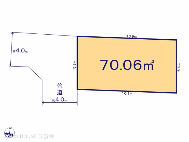 国分寺市本町4丁目（土地）01 区画図