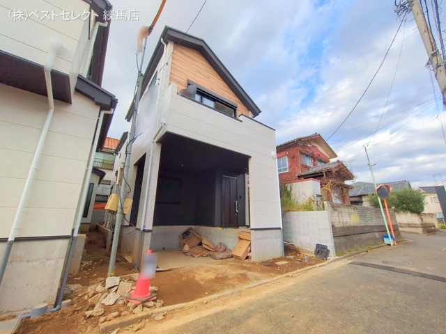 東京都練馬区貫井３丁目の新築戸建て外構写真 2025年11月17日撮影