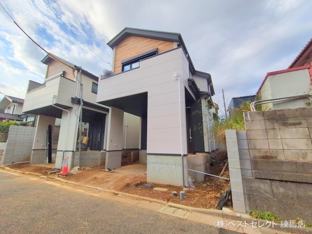 東京都練馬区貫井３丁目の新築戸建て外構写真 2025年11月17日撮影