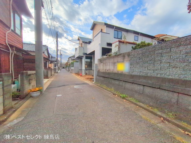 東京都練馬区貫井３丁目の新築戸建て外構写真 2025年11月17日撮影