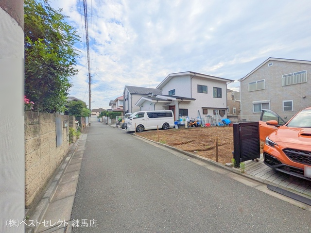 東京都練馬区三原台2丁目の新築戸建て更地・土地写真 2025年6月15日撮影
