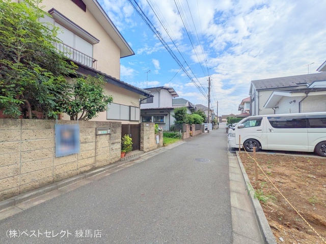 東京都練馬区三原台2丁目の新築戸建て更地・土地写真 2025年6月15日撮影