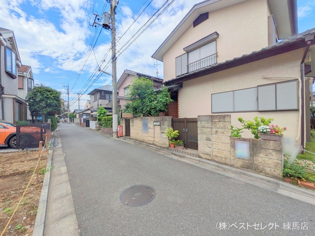 東京都練馬区三原台2丁目の新築戸建て更地・土地写真 2025年6月15日撮影