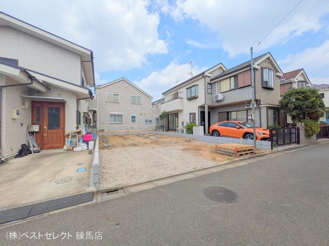 東京都練馬区三原台2丁目の新築戸建て更地・土地写真 2025年7月9日撮影