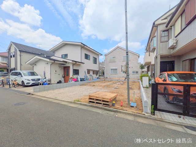 東京都練馬区三原台2丁目の新築戸建て更地・土地写真 2025年7月9日撮影