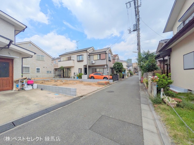 東京都練馬区三原台2丁目の新築戸建て更地・土地写真 2025年7月9日撮影