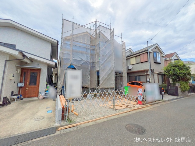 東京都練馬区三原台2丁目の新築戸建て上棟写真 2025年8月14日撮影