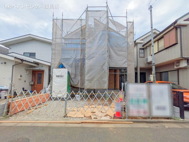 東京都練馬区三原台2丁目の新築戸建て上棟写真 2025年8月14日撮影