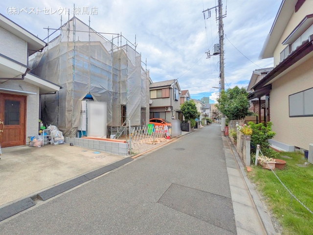 東京都練馬区三原台2丁目の新築戸建て上棟写真 2025年8月14日撮影