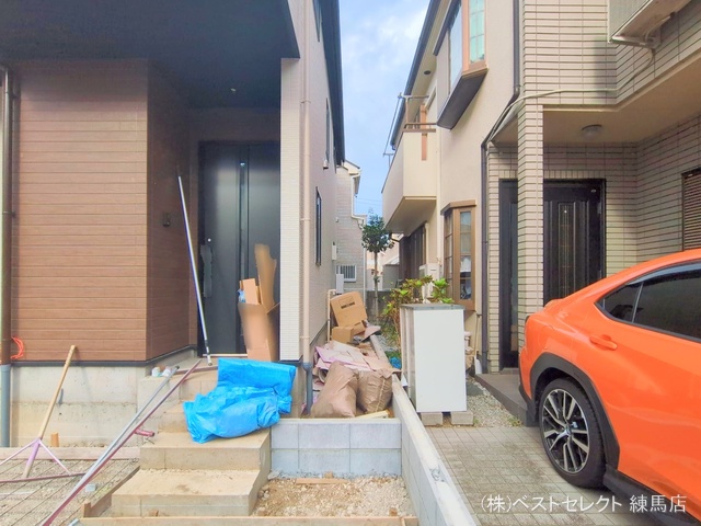 東京都練馬区三原台2丁目の新築戸建て外構写真 2025年9月29日撮影