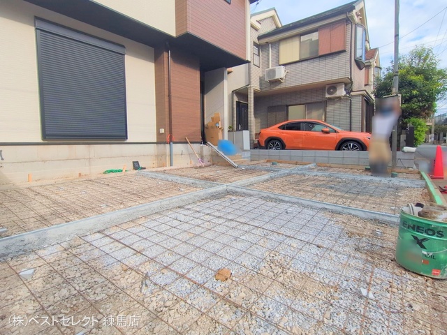 東京都練馬区三原台2丁目の新築戸建て外構写真 2025年9月29日撮影