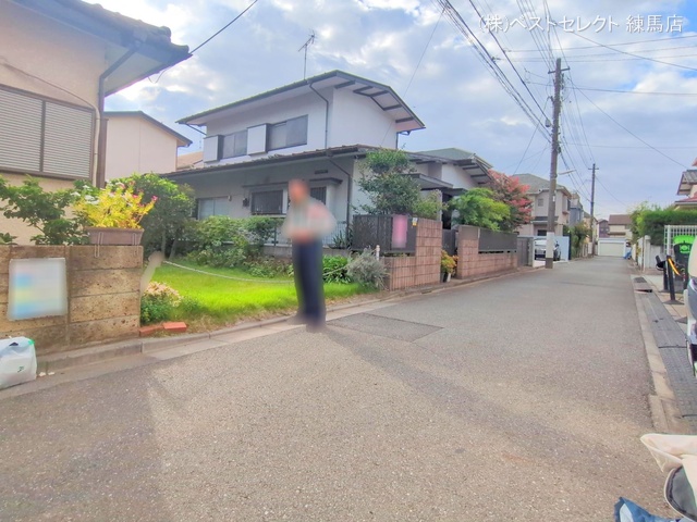 東京都練馬区三原台2丁目の新築戸建て外構写真 2025年9月29日撮影