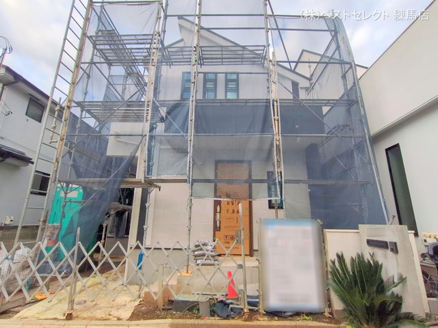 東京都練馬区谷原6丁目の新築戸建てシート写真 2025年11月10日撮影