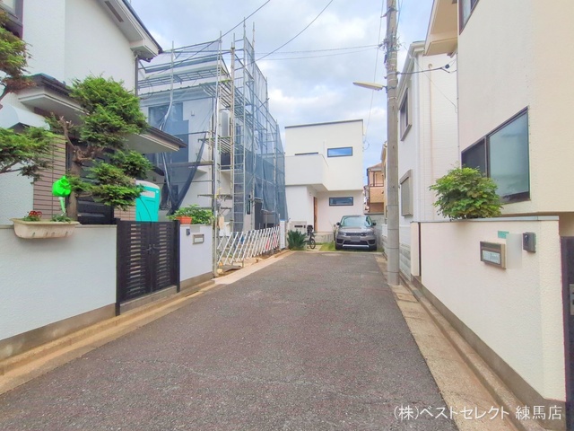 東京都練馬区谷原6丁目の新築戸建てシート写真 2025年11月10日撮影