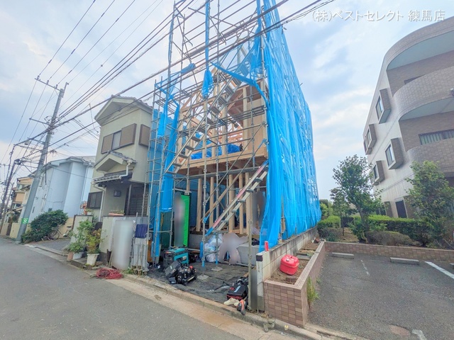 東京都練馬区西大泉４丁目の新築戸建て上棟写真 2025年8月5日撮影