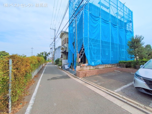 東京都練馬区西大泉４丁目の新築戸建てシート写真 2025年9月17日撮影