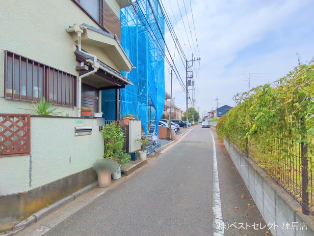 東京都練馬区西大泉４丁目の新築戸建てシート写真 2025年9月17日撮影