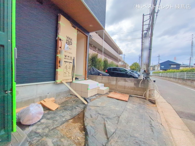 東京都練馬区西大泉４丁目の新築戸建て外構写真 2025年10月6日撮影
