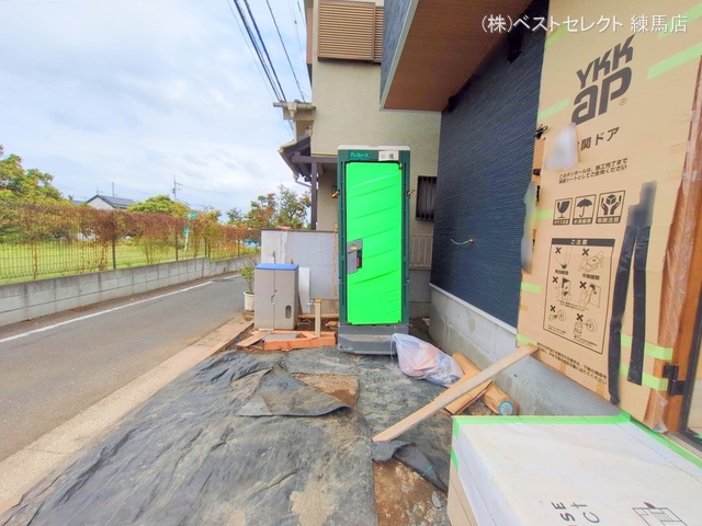 東京都練馬区西大泉４丁目の新築戸建て外構写真 2025年10月6日撮影