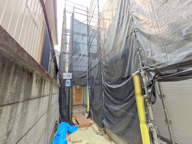 東京都練馬区東大泉7丁目の新築戸建てシート写真 2025年7月6日撮影