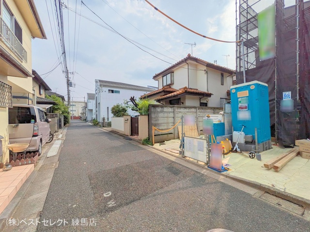 東京都練馬区東大泉7丁目の新築戸建てシート写真 2025年7月6日撮影