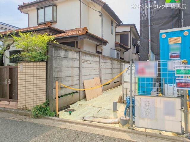 東京都練馬区東大泉7丁目の新築戸建てシート写真 2025年7月6日撮影