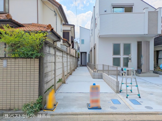 東京都練馬区東大泉7丁目の新築戸建て外構写真 2025年7月27日撮影