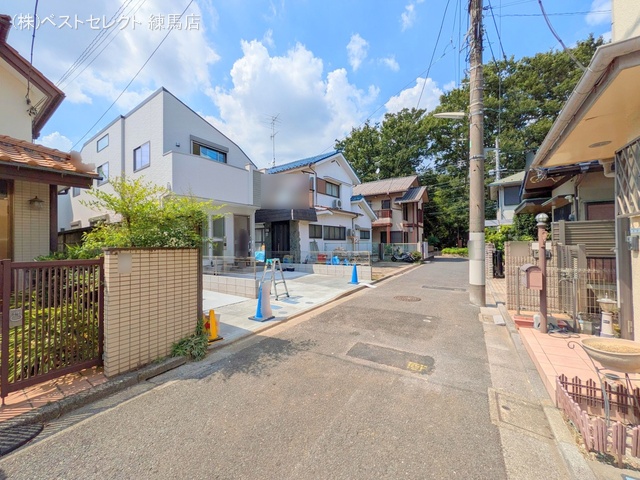 東京都練馬区東大泉7丁目の新築戸建て外構写真 2025年7月27日撮影
