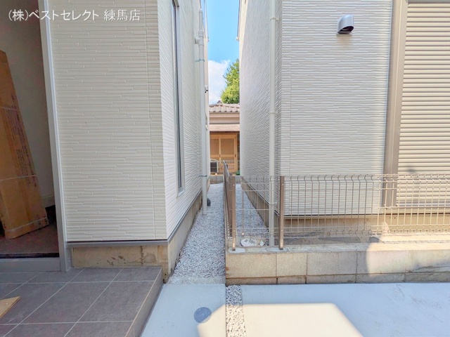 東京都練馬区東大泉7丁目の新築戸建て外構写真 2025年7月27日撮影