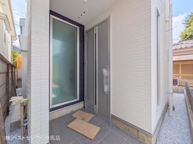 東京都練馬区東大泉7丁目の新築戸建て外構写真 2025年7月27日撮影