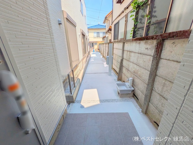 東京都練馬区東大泉7丁目の新築戸建て外構写真 2025年7月27日撮影