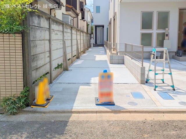 東京都練馬区東大泉7丁目の新築戸建て外構写真 2025年7月27日撮影