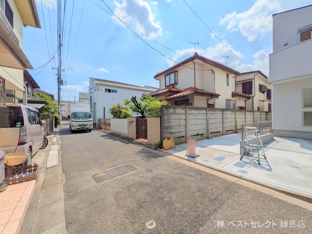 東京都練馬区東大泉7丁目の新築戸建て外構写真 2025年7月27日撮影